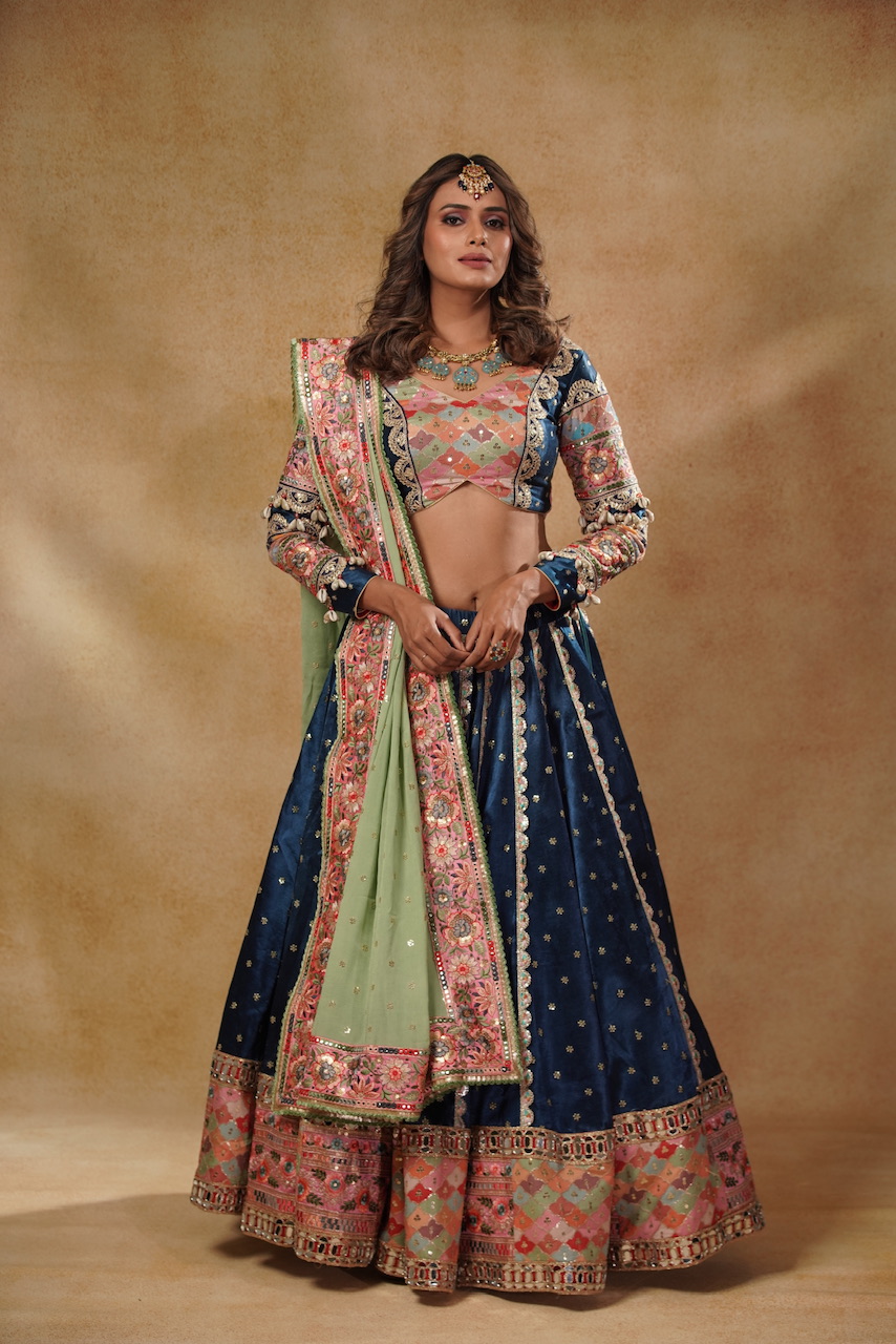 Ocean breeze lehenga